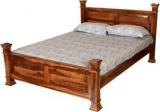 Induscraft Anglo Indian Solid Wood Queen Bed