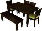 Induscraft Diamond Solid Wood 6 Seater Dining Set