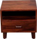 Induscraft Leepina Solid Wood Bedside Table