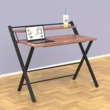 Innofur Meleti Folding Study Desk /Foldable Office Table/Adjustable Laptop Desk Table Large Engineered Wood Study Table