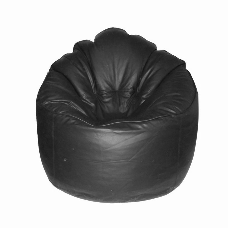 INVOGUE Black Coloured Big Boss Round Chair XXXL