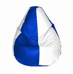 INVOGUE Blue & White Coloured Bean Bag Large