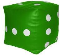 INVOGUE L Green Dice Pouffe