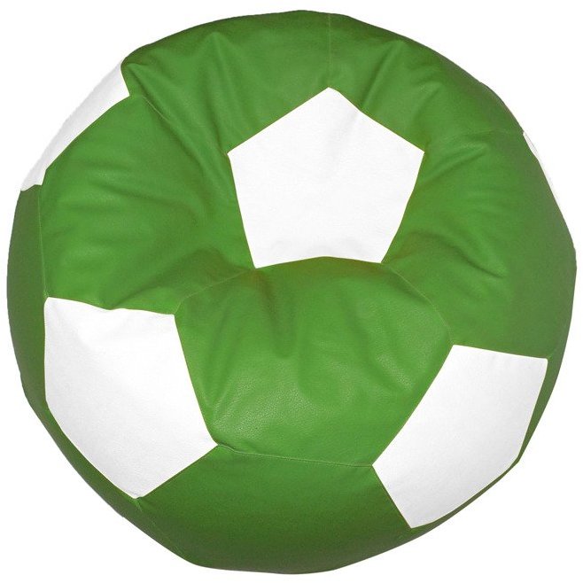 INVOGUE XL Green & White Football Bean Bag