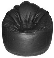 INVOGUE XXL Black Big Boss Round Chair