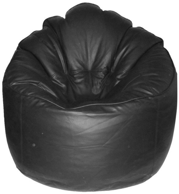 INVOGUE XXL Black Big Boss Round Chair