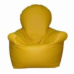 INVOGUE Yellow Coloured Arm Chair XL