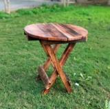 Iq Handicrafts Solid Wood Bedside Table