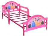 Iris Furniture Children Deluxe Princess Toddler Bed With Attached Guardrails Metal Single Bed