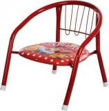 Iris Stacking Chair With Powder Coated Legs, 14 Inch Height Metal Chair