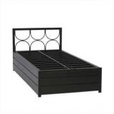 Irony Furniture Metal Single Bed With Storage