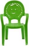 Italica Furniture, Light And Sturdy Stacking Comfortable And Colourful Arm Chairs For Kids/Baby S Room, Garden, Indoor And Outdoor Moulded In Plastic 9623 Green Glossy Finish Plastic Chair