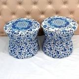 Jagdmbahandicrafts Fabric Standard Ottoman