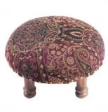 Jaipurtextilehub Solid Wood Standard Ottoman