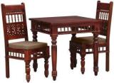 Jangid Handicraft Solid Sheesham Wood 2 Seater Dining Table With 2 Chairs Dining Room Furniture Solid Wood 2 Seater Dining Set