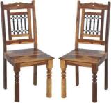 Jeenwood Solid Wood Sheesham Wood 2 Dining Chair For Dining Room, Restaurants Solid Wood Dining Chair