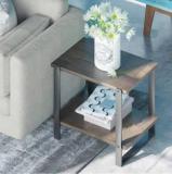 Jeometri Athens Bedside Table For Living Room, Bedroom | Multipurpose | Easy Assembly Solid Wood Corner Table