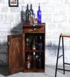 Jfwoods Solid Wood Bar Cabinet