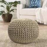 K N Creation Foam Standard Ottoman