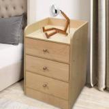 Kawachi Engineered Wood Bedside Table