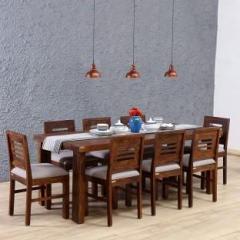 Kendalwood Furniture Dining Room Furniture Wooden Dining Table with 8 Chairs Solid Wood 8 Seater Dining Set