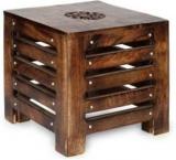 Khan Handicrafts Wooden Antique Stool Stool