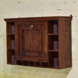 Khatiera Wooden Wall Hanging Design Bar Solid Wood Bar Cabinet