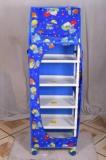 Kids Care WARDROBE PLASTIC Polyester Collapsible Wardrobe