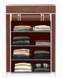 Konline Cloth Stand And Rack Storage Carbon Steel Collapsible Wardrobe