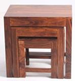 Krishna Art Sheesham Wood Side Table For Bedroom|Bed Side Table| End Table| Solid Wood Bedside Table