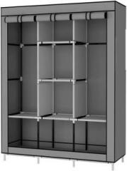 Krishyam 6+ 2 Shelves PP Collapsible Wardrobe