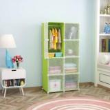 Krishyam 7 Door Plastic Sheet Wardrobe PP Collapsible Wardrobe