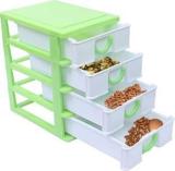 Kuber Industries Plastic Four Layer Drawer Storage Cabinet Box CTKTC13094 Plastic Free Standing Cabinet