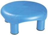 Kuber Industries Plastic Stool For Bathroom|Anti Slip With Strong Bearing|Blue Bathroom Stool