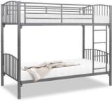 Lakecity Group Crotia Grey Metal Bunk Bed