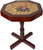 Lal Haveli Hand Painted Telephone / Corner Stool Solid Wood Bedside Table