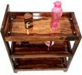 Laltaprasad Solid Wood Bar Trolley