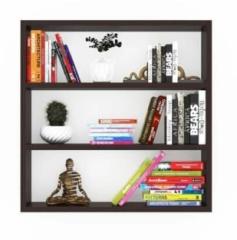 Laxmi Timber Store Decorative Book Shelves Engineered Wood Open Book Shelf