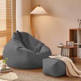 Lazzy 4XL Lazzo Sack With Footrest Teardrop Bean Bag With Bean Filling