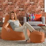 Lazzy 4XL Stickley Sack With Footrest Bean Bag Footstool With Bean Filling