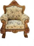 Legno Handicraft Fabric 1 Seater Sofa