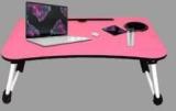 Lidbox PINK STUDY TABLE DITYA ENTERPRISE Solid Wood Study Table