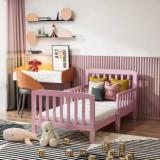 Lifestyle Furniture LF I Toddler Bed For Kids I 48x30 Inch Solid Wood Single Bed