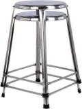 Lifetime Stools 24 Inch Pack Of 2 Round Shape Stainless Steel Stool For Sitting Hospital/Clinic Stool