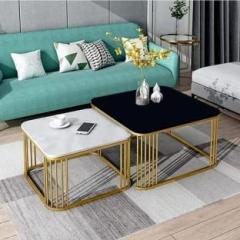 Livetouch Square coffee table set of 2 forl living room Engineered Wood End Table