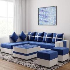 Livewell Fabric 3 + 2 + 2 + 1 Sofa Set