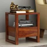 Lizzawood Premium Quality Wooden Furniture Wooden Bedside Table For Bedroom One Drawer Solid Wood Bedside Table