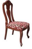 LocVille Charmville Wooden Chair In Teak Finish