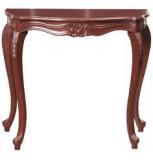 LocVille Charmville Wooden Table In Teak Finish