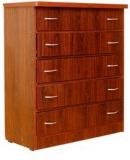 LocVille Collins Chest Of Drawers In Teak Finish